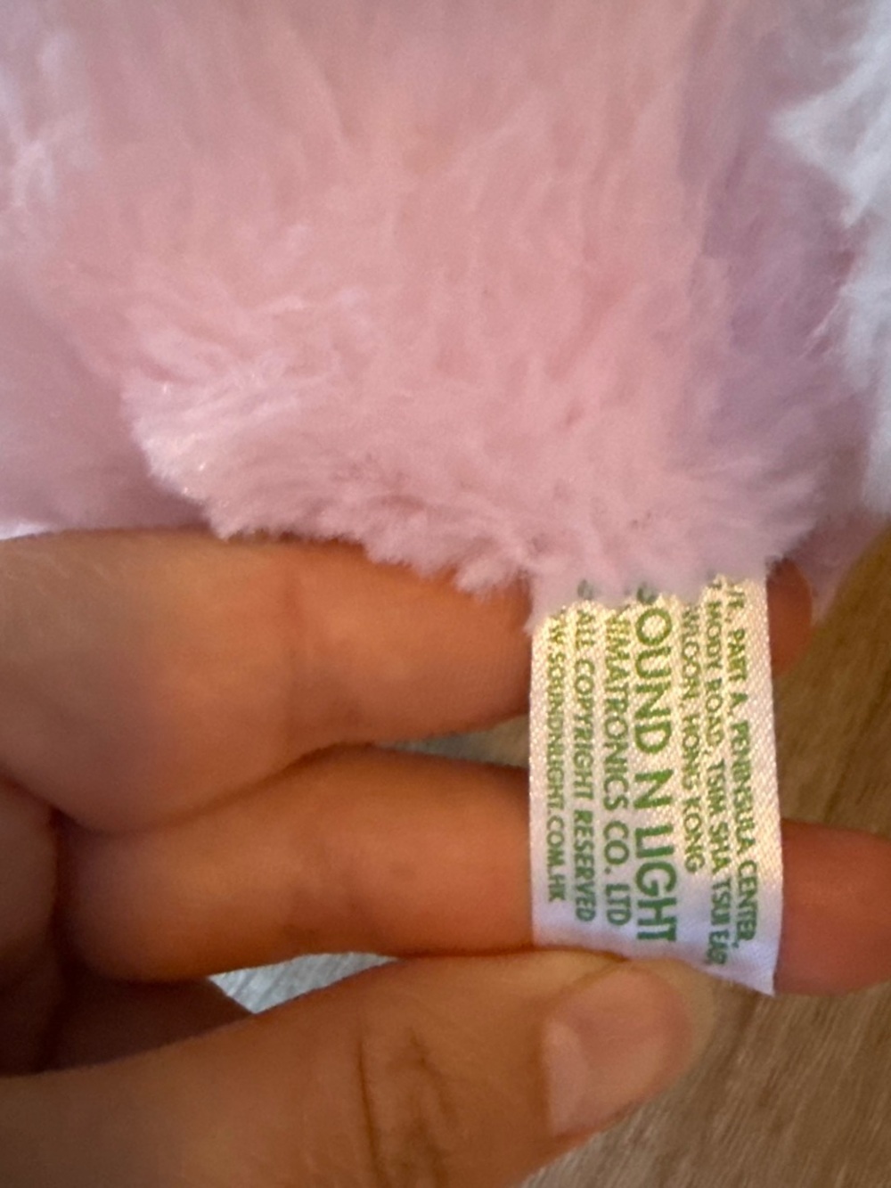 Plush Pink Bunny with Yellow Flower Pacifier Holder - Kids Accessories - Picture 5 of 5